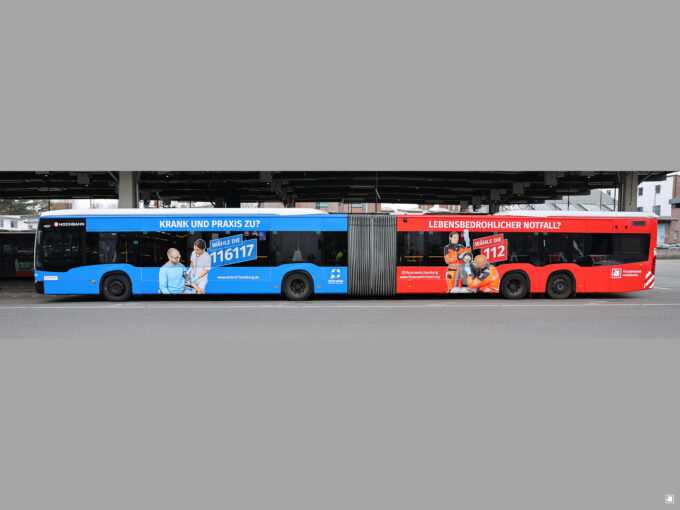 KVH-Kampagne mit XXL-Bus zur richtigen Notrufnummer gestartet
